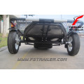 Trailer de moto plegable MT501 para moto (pintura en polvo negro)